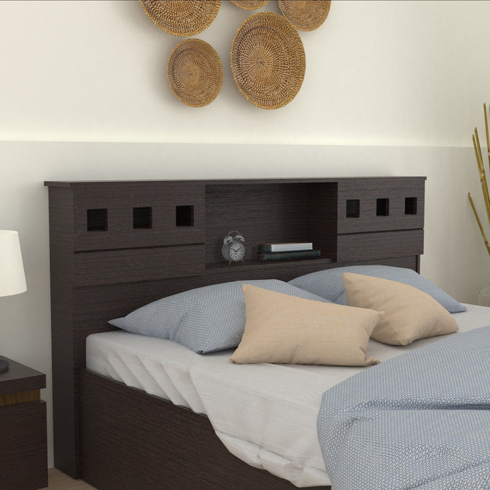 Melinoe Solid Wood Headboard Bed