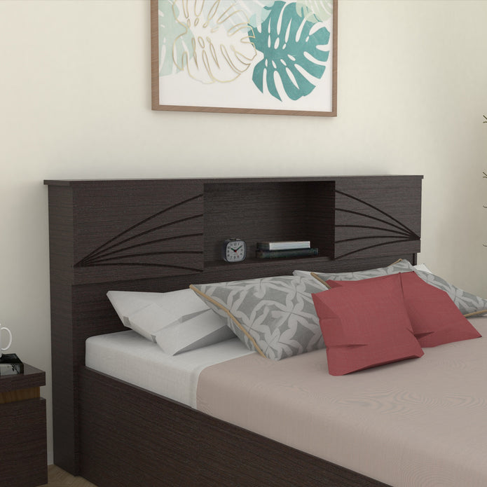 Galene Solid Wood Headboard Bed