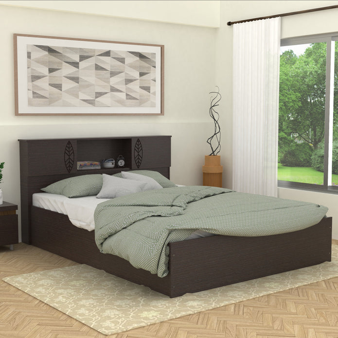 Idyia Solid Wood Headboard Bed