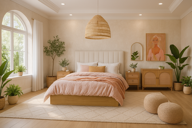 Arlo Bed With Premium Fabric And Box Storage - King Bed