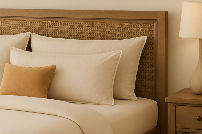 Alder Bed With Premium Fabric And Box Storage - King Bed