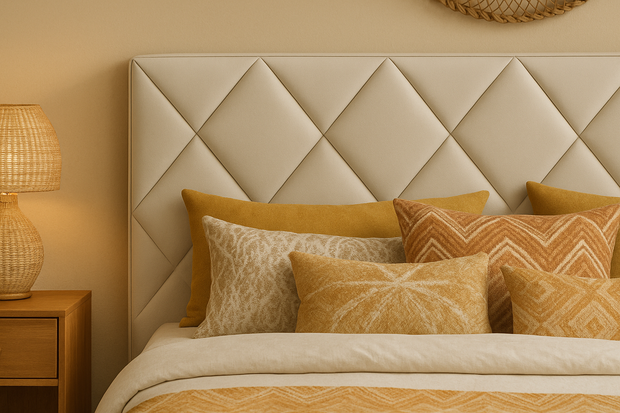 Aurora Bed With Premium Fabric And Box Storage - King Bed