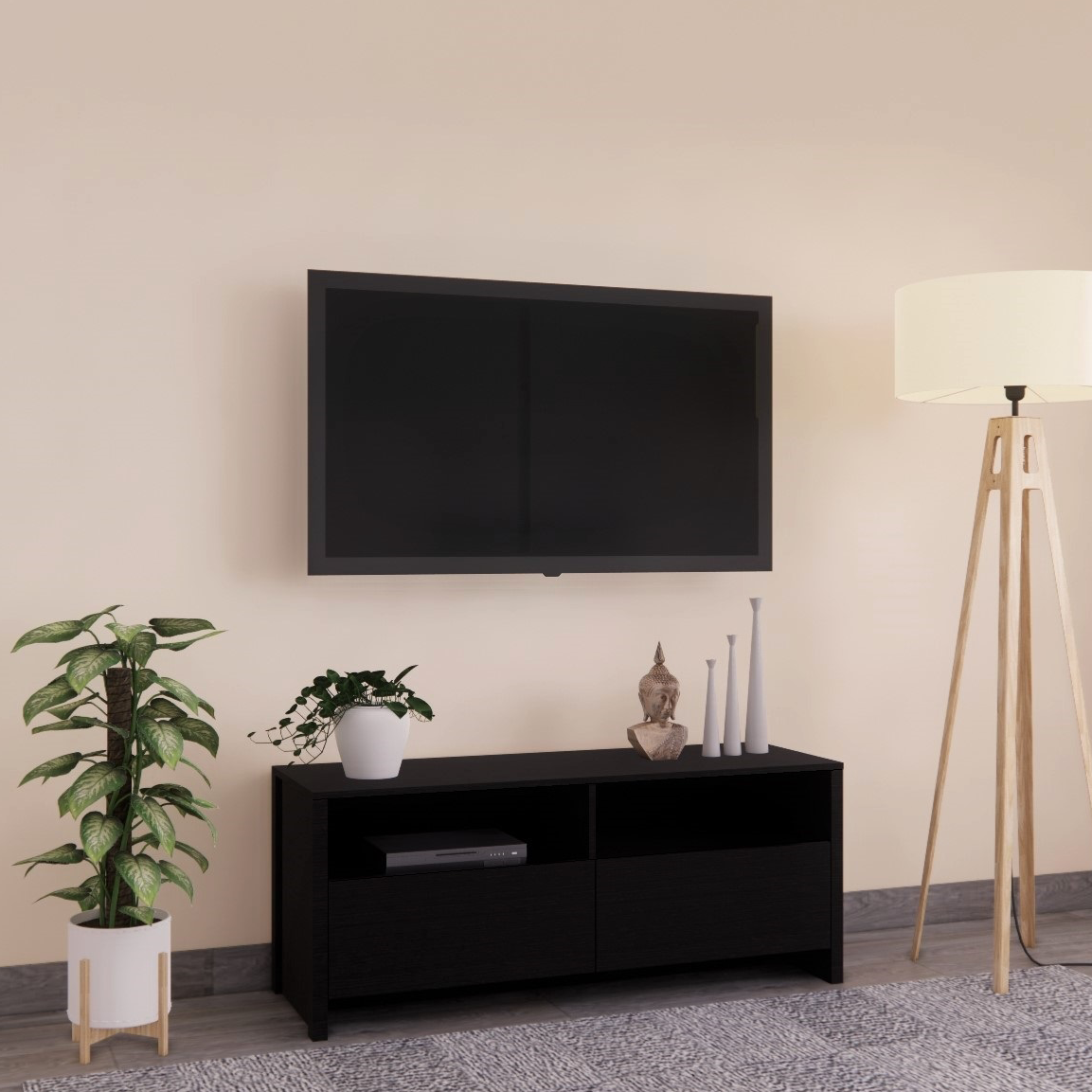 Zouk Tv Unit In Wenge