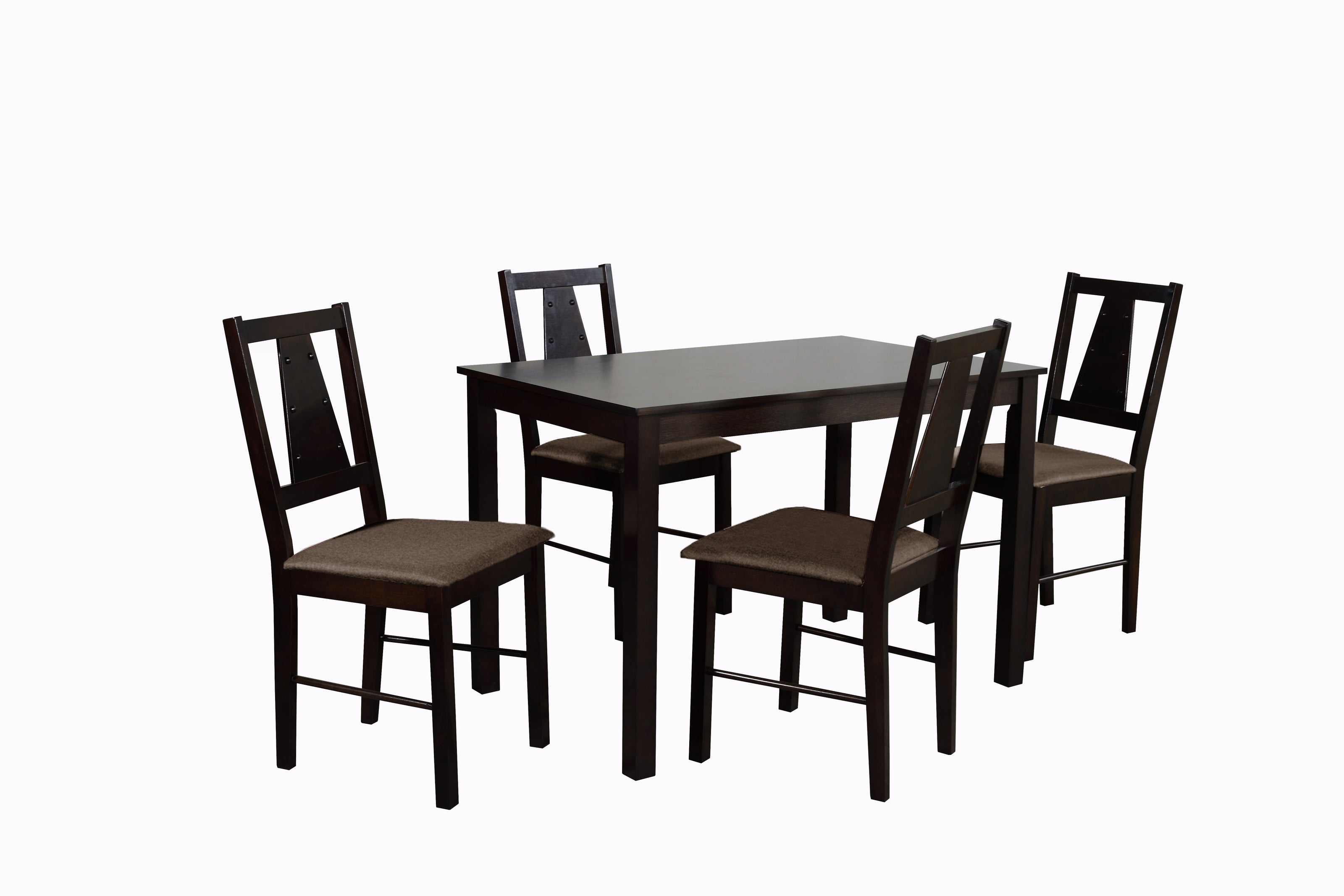 Ananke 4 Seater Solid Wood Dining Set