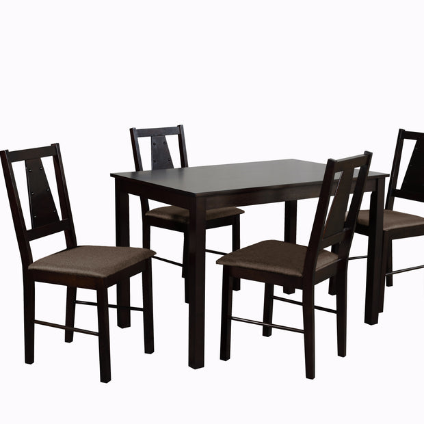 Ananke 4 Seater Solid Wood Dining Set