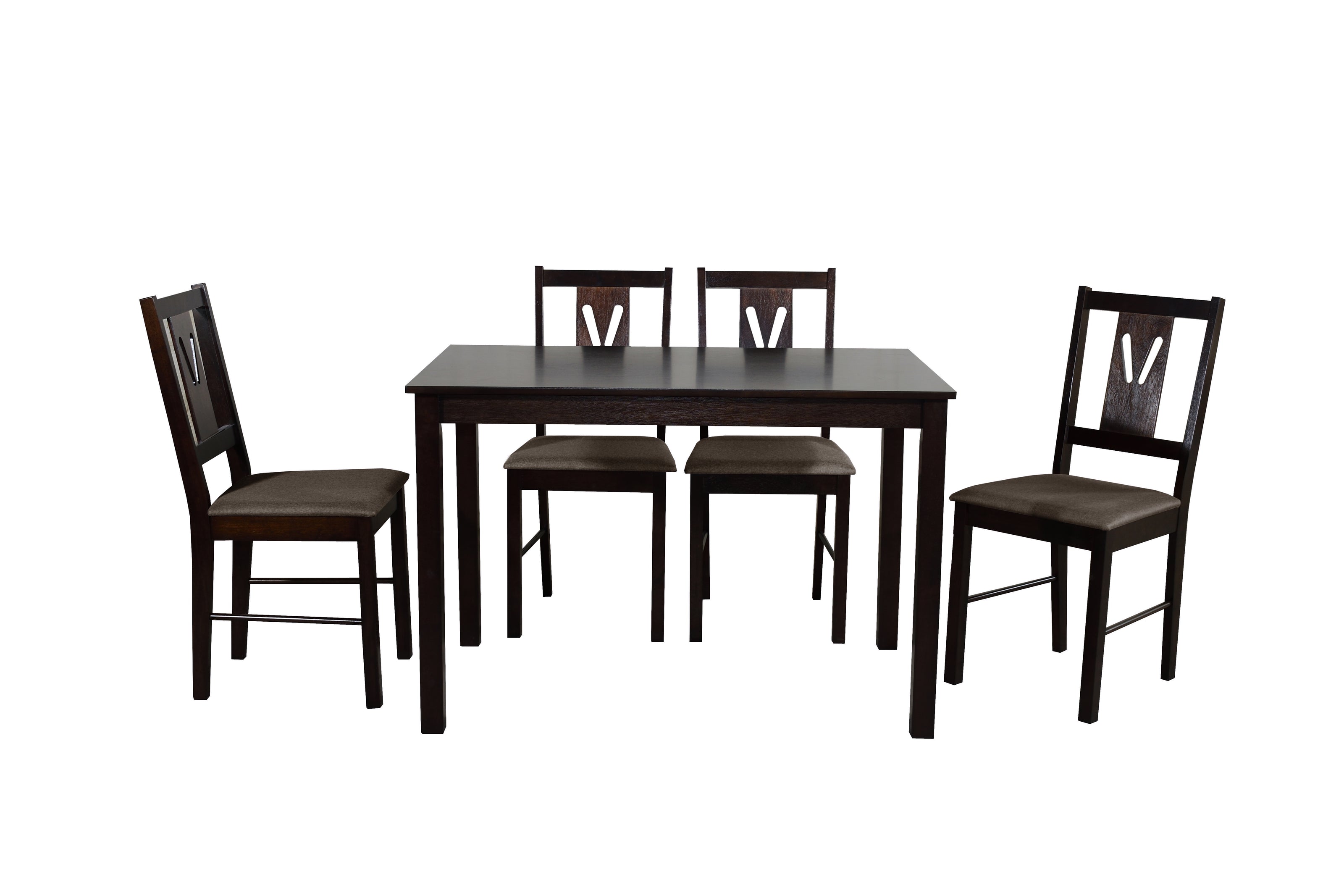 Angelia 4 Seater Solid Wood Dining Set