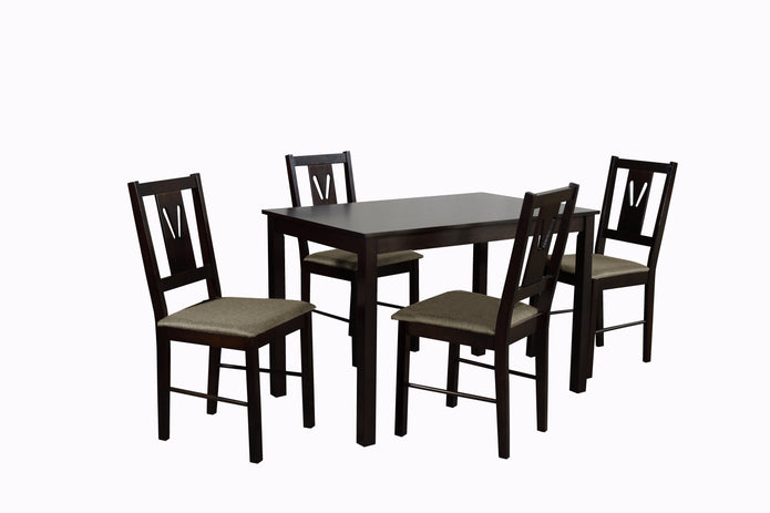 Thetis 4 Seater Solid Wood Dining Set