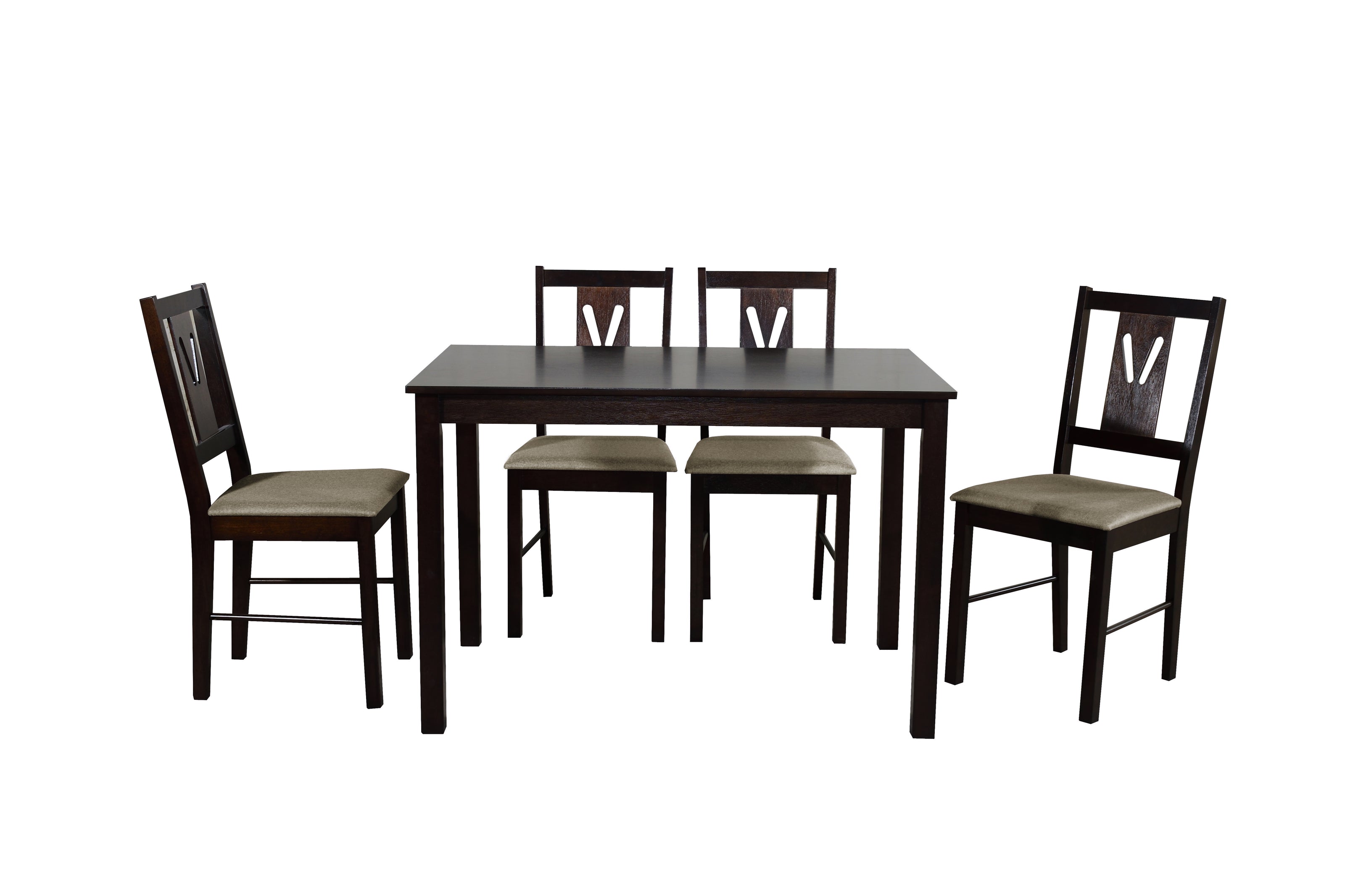 Thetis 4 Seater Solid Wood Dining Set