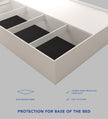 Citta Bed With Premium Leatherette Fabric And Box Storage - Queen Bed