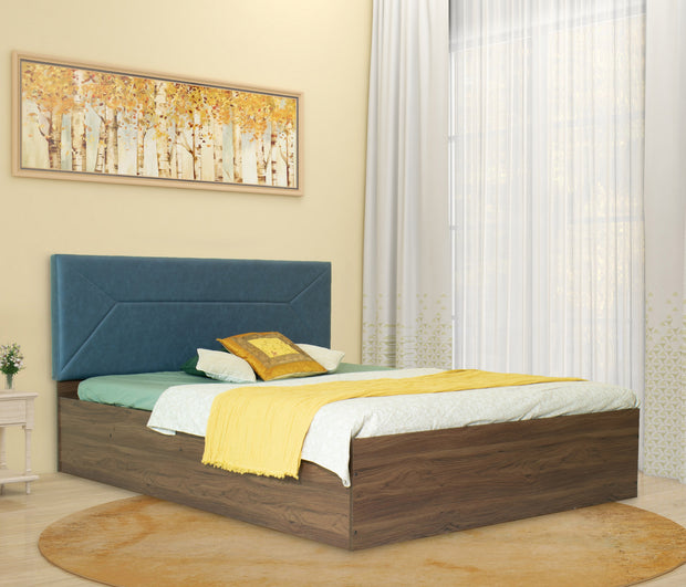 Niyama Bed With Premium Leatherette Fabric And Box Storage - Queen Bed