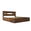 Clio Queen Bed in Walnut Colour